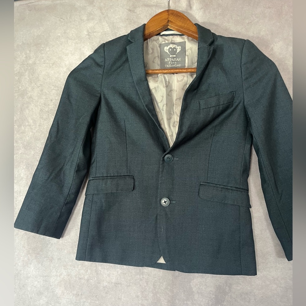 Appaman Fine Tailoring Boys Blazer Suit Jacket Size 7 Special Occasion